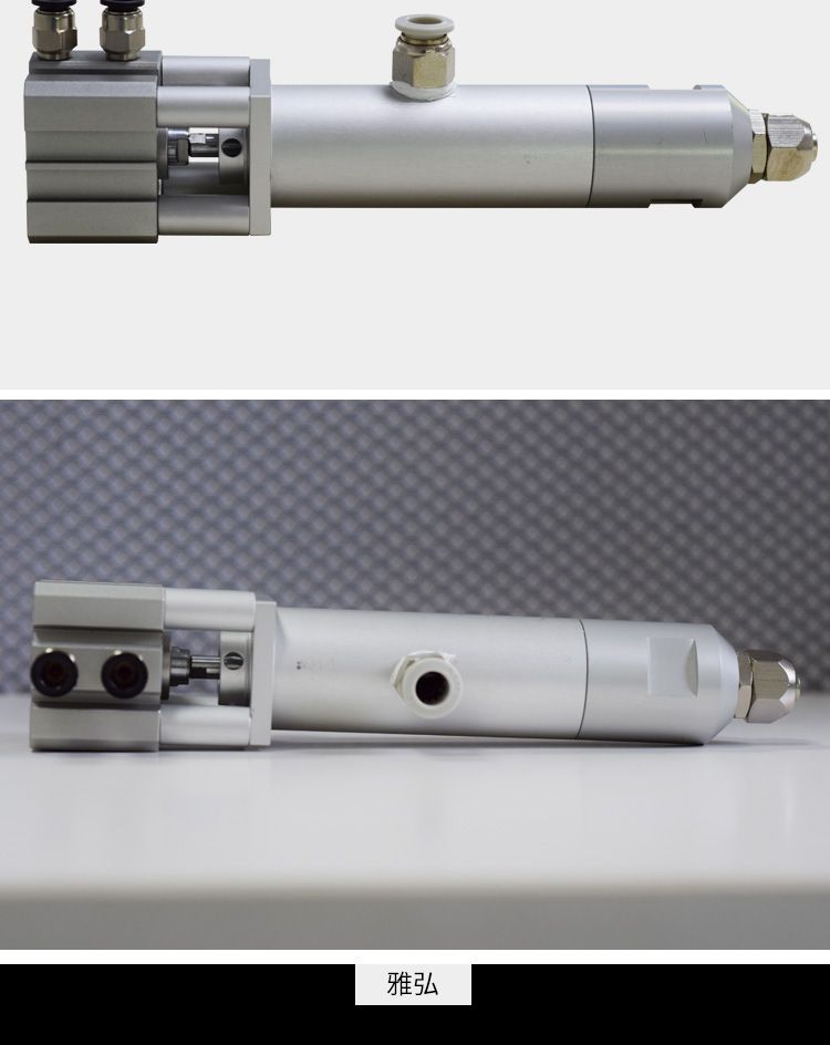大流量硅膠點膠閥正面和側面
