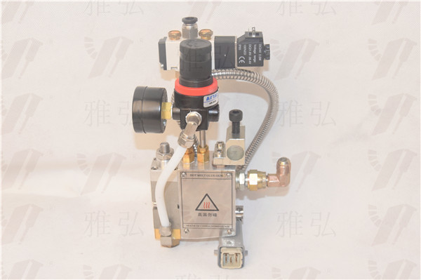 螺旋式熱熔膠膠槍側面